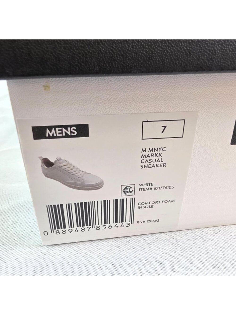Madden NYC Markk Sneakers Mens 7 White Platform Court Lace Up Shoes New In Box - Picture 6 of 12
